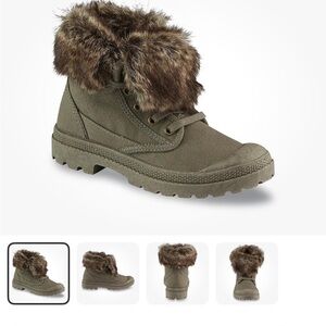 Joe Boxer Women's Marlon
Olive High Top Sneakers
Shoes Size 8 faux fur boots